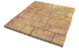Плитка тротуарная SteinRus Инсбрук Тироль Б.4.Псм.6 Native, ColorMix Бромо, толщина 60 мм