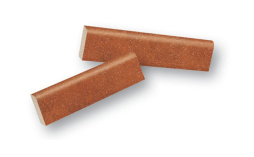 Клинкерный плинтус Stroeher Keraplatte Roccia 841 rosso, 294*73*8 мм