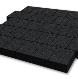 Плитка тротуарная SteinRus Валенсия Б.3.К.8 Native, черный, 300*300*80 мм