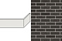 Клинкерная угловая плитка Feldhaus Klinker NF 14 W855 amena geo nero 240*71*115*14 мм