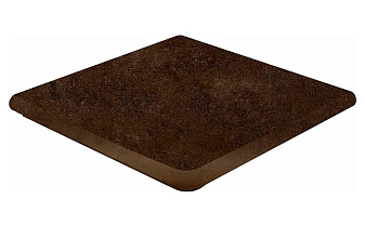Угловая ступень-флорентинер Gres Aragon Urban Caoba, противоскользящая, 330*330*14(36) мм
