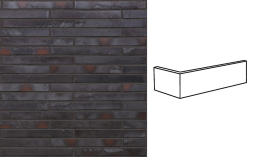 Клинкерная плитка угловая King Klinker KING SIZE LF04 Brick capital, 240*52*115*14 мм