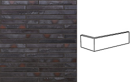 Клинкерная плитка угловая King Klinker KING SIZE LF04 Brick capital, 240*52*115*14 мм