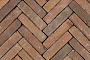 Клинкерная брусчатка Penter Varia wasserstrich tumbled, 200*50*65 мм