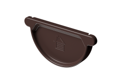 Заглушка желоба Docke STAL PREMIUM, шоколад