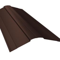 Планка конька фигурного 100*100 мм Grand Line Satin Matt RAL 8017, 2 м