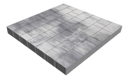 Плитка тротуарная SteinRus Новый город Рид В.8.Псм.8, гладкая, Монохром, толщина 80 мм