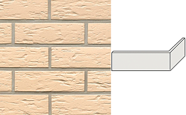 Клинкерная плитка угловая ручной формовки Feldhaus Klinker NF 9 W140 perla senso 240*71*115*9 мм