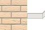 Клинкерная плитка угловая ручной формовки Feldhaus Klinker NF 9 W140 perla senso 240*71*115*9 мм