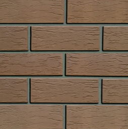 Кирпич облицовочный Кротовский КЗ Классика Шоколад кора дуба 250*120*88 мм