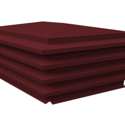 Дымник на трубу Grand Line елка 810*580 мм Satin RAL 3005