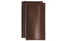 Керамическая черепица рядовая TONDACH Bolero brown engobe, коричневый ангоб