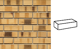 Кирпич клинкерный Westerwaelder Klinker WK 835KS, Creme nuanciert Kohle Spezial, 240*55*71 мм