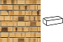 Кирпич клинкерный Westerwaelder Klinker WK 835KS, Creme nuanciert Kohle Spezial, 240*55*71 мм