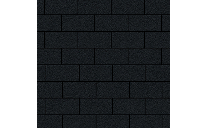 Плитка тротуарная SteinRus Прямоугольник В.6.П.8 Native, графит, 200*100*80 мм