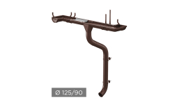 Водосточная система Aquasystem PURAL MATT 125/90 мм RAL 8017