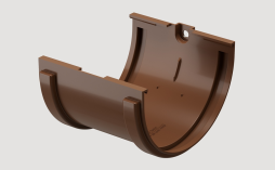 Соединитель желобов Docke STANDARD, светло-коричневый