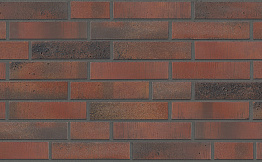 Клинкерная плитка под кирпич Stroeher Wasserbrand, 675 oxidrot, 240*71*12 мм