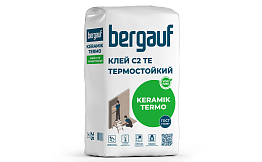 Термостойкий клей Bergauf KERAMIK TERMO, 25 кг