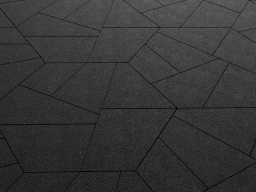 Плитка тротуарная Оригами Б.4.Фсм.8 стоунмикс черный, комплект 6 шт, толщина 80 мм