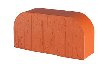 Печной кирпич радиусный полнотелый Lode Janka F14 гладкий, 250*120*65 мм
