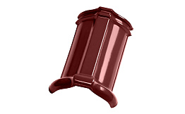 Керамическая черепица конек шпунтованный №2 TONDACH Samba 11 (Sensaton 11), Red glazed