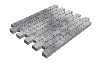 Плитка тротуарная SteinRus Прямоугольник Б.6.П.6, Native, Монохром, 200*100*60 мм