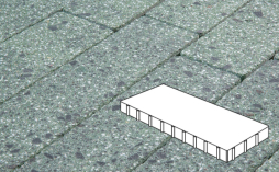 Плитка тротуарная Готика, City Granite FINERRO, Плита Б.10.П.8, Порфир, 1000*500*80 мм