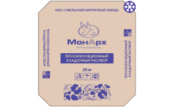 Теплый кладочный раствор Гжельский КЗ зимний, 20 кг
