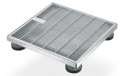 Дренажная решетка Terra Sita, SitaDrain, оцинкованная сталь, 300*300*70-110 мм