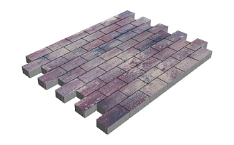 Плитка тротуарная SteinRus Прямоугольник Б.6.П.6, гладкая, Каратау, 200*100*60 мм