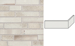 Клинкерная плитка угловая Stroeher Wasserbrand, 670 sandweiss, 240*115*40*12 мм