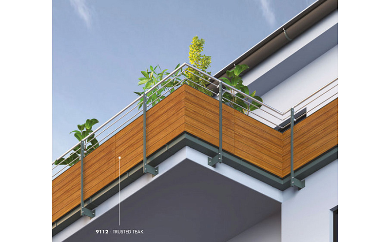 HPL-панель Greenlam Woods SUD 9112 Trusted Teak двусторонняя, 3050*1300*6 мм