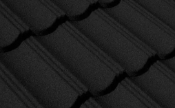 Композитная черепица Gerard Heritage Deep black, 1250*367 мм