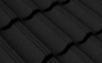 Композитная черепица Gerard Heritage Deep black, 1250*367 мм