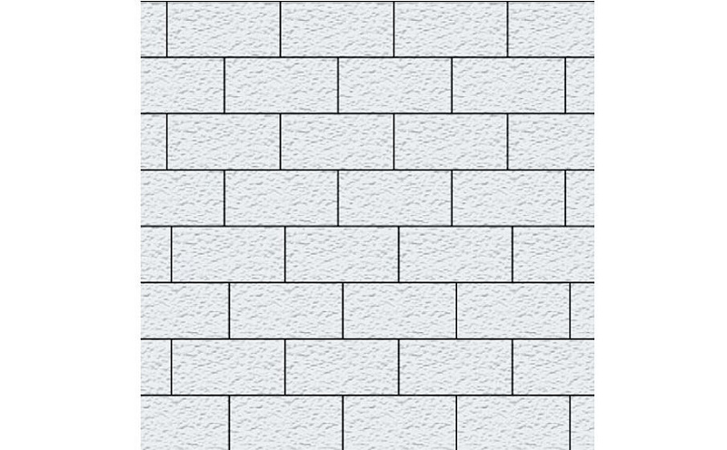 Плитка тротуарная SteinRus Прямоугольник Б.6.П.6, Old-age, белый, 200*100*60 мм