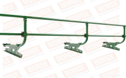 Кровельное ограждение Borge для фальцевой кровли оцинкованное RAL 6002, 300*60 см