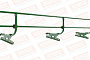 Кровельное ограждение Borge для фальцевой кровли оцинкованное RAL 6002, 300*60 см