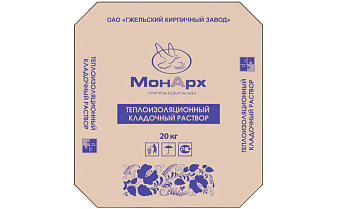 Теплый кладочный раствор Гжельский КЗ, 20 кг