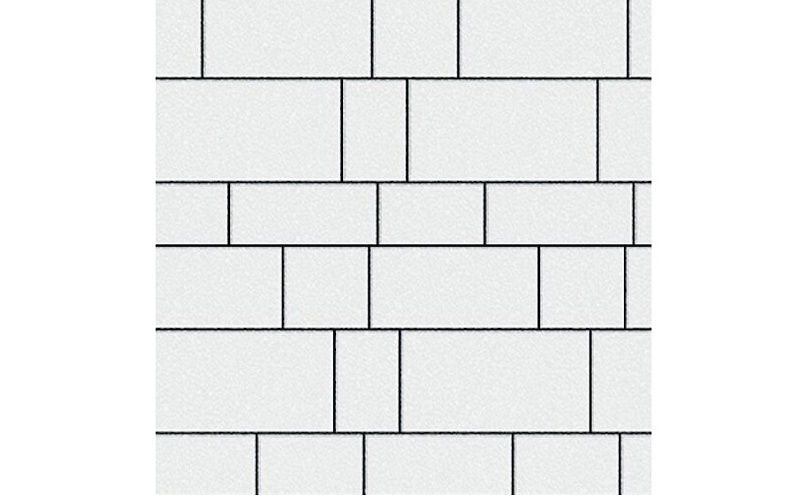 Плитка тротуарная SteinRus Инсбрук Тироль Б.4.Псм.6 Native, белый, толщина 60 мм