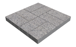 Плитка тротуарная SteinRus Грас Б.4.П.8, Backwash, Каспий, 400*200*80 мм