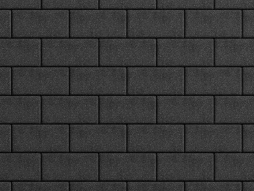 Плитка тротуарная Прямоугольник А.2.П.4 стоунмикс черный, 200*100*40 мм