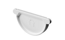 Заглушка желоба Docke STAL PREMIUM, пломбир