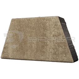 Плитка тротуарная BRAER Трапеция Color Mix Миндаль, 360/156*180*60 мм