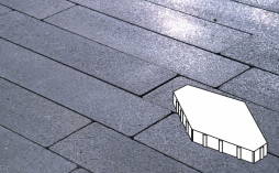 Плитка тротуарная Готика, City Granite FINO, Зарядье Б.6.Ш.10, Амфиболит, 600*400*100 мм