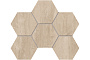 Мозаика Hexagon Estima Soft Wood SF02 неполированный 285*250 мм