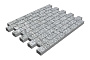 Плитка тротуарная SteinRus Прямоугольник Б.6.П.6, Backwash, Гранит, 200*100*60 мм