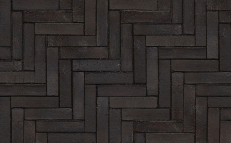 Клинкерная брусчатка Westerwaelder Klinker PK815 Schwarz-bunt Edelglanz, 240*55*52 мм