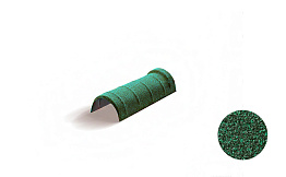 Конек полукруглый Metrotile, Green