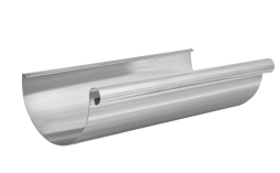 Водосточный желоб Aquasystem оцинкованная сталь для системы D 125/90, 3 м